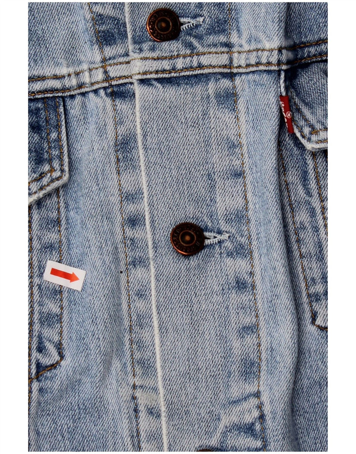 Мужская джинсовая куртка LEVI'S UK 42 XL, синяя, хлопок