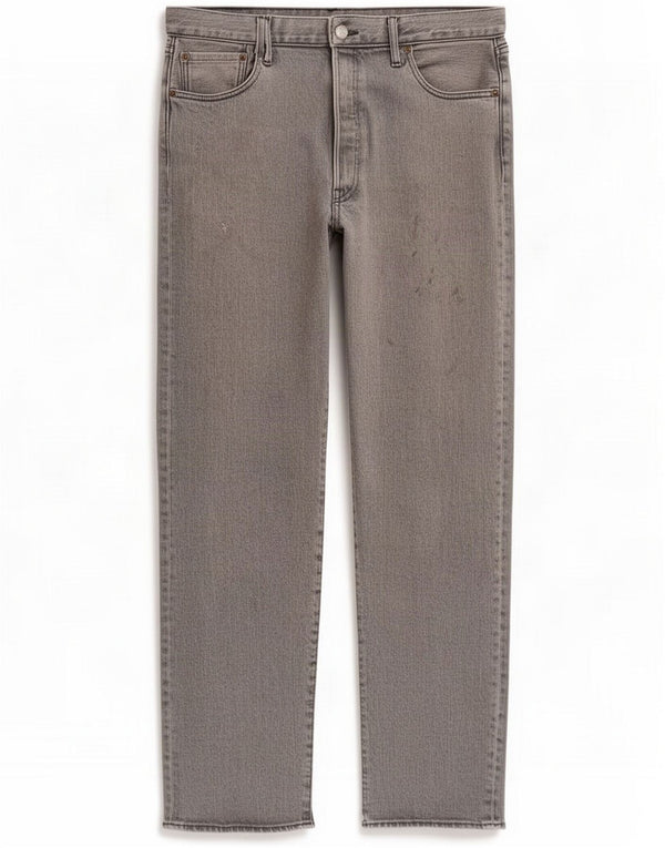Levi's Мужские зауженные джинсы 502 W36 L30 Серый хлопок