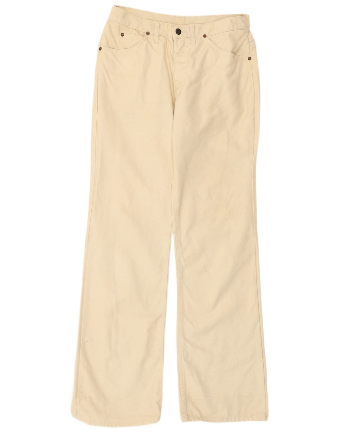 Мужские джинсы Bootcut с винтовкой W38 L36, белый хлопок