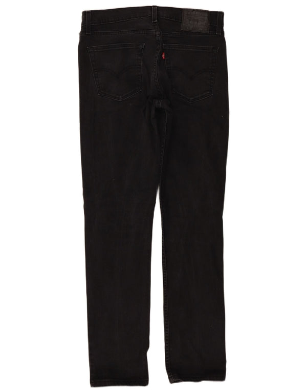 Мужские джинсы Levi's 511 Slim W33 L32, черный хлопок