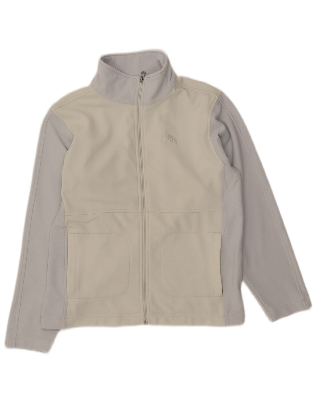 KAPPA Женский спортивный костюм Top Jacket UK 14 Medium Off White Colorblock