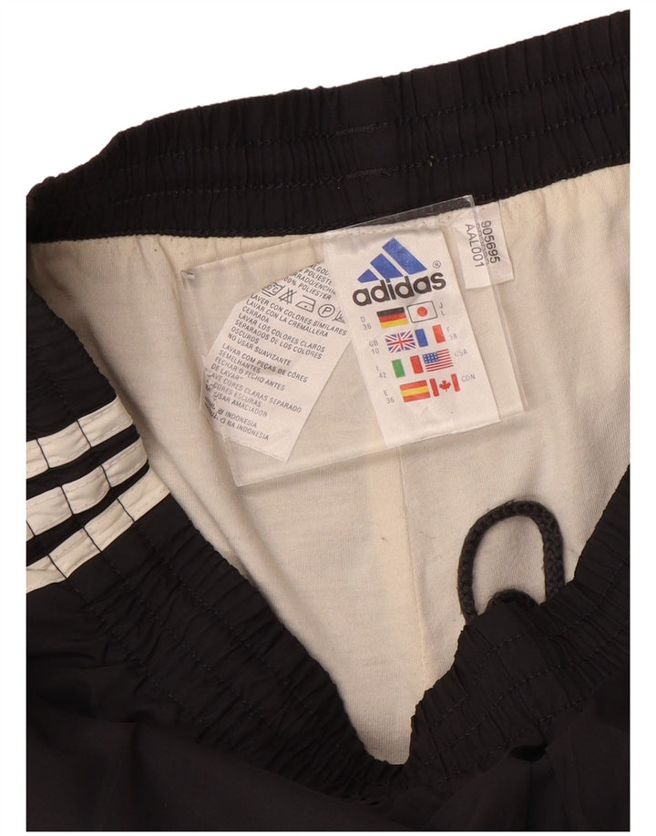 Женские спортивные шорты Adidas UK 10, маленькие черные из полиэстера