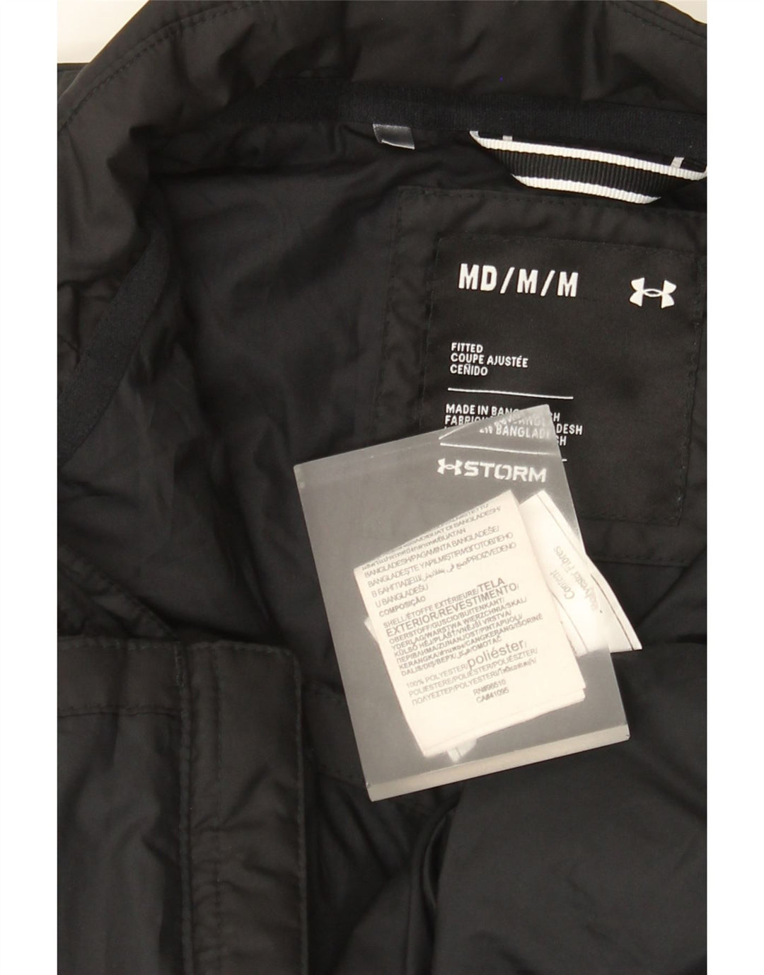 Женский утепленный жилет Under Armour UK 14, средний черный полиэстер