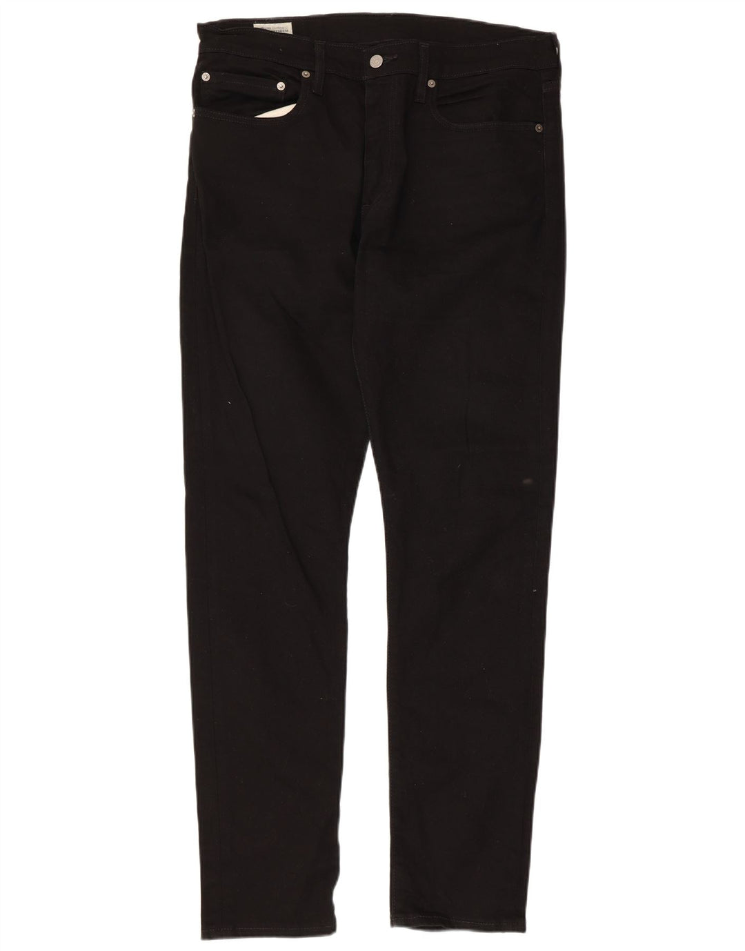 Мужские зауженные зауженные джинсы LEVI'S 512 W34 L34, черный хлопок