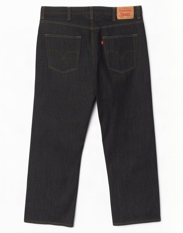 Мужские прямые джинсы свободного кроя Levi's 569 W38 L32, серый хлопок