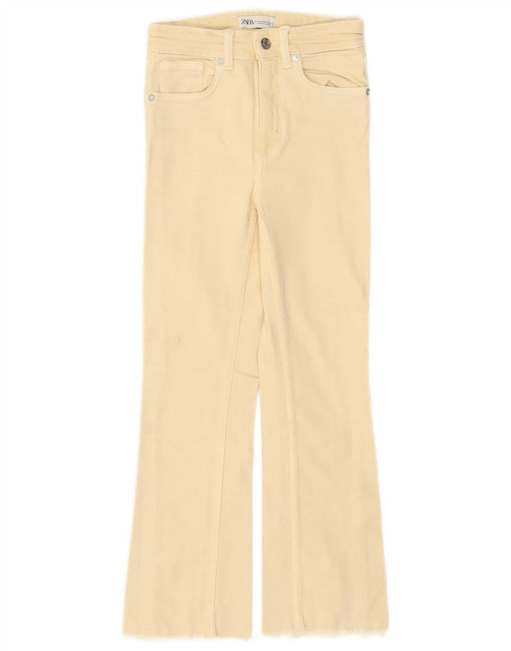 Женские джинсы Bootcut Zara EU 34 2XS W24 L24 Бежевые