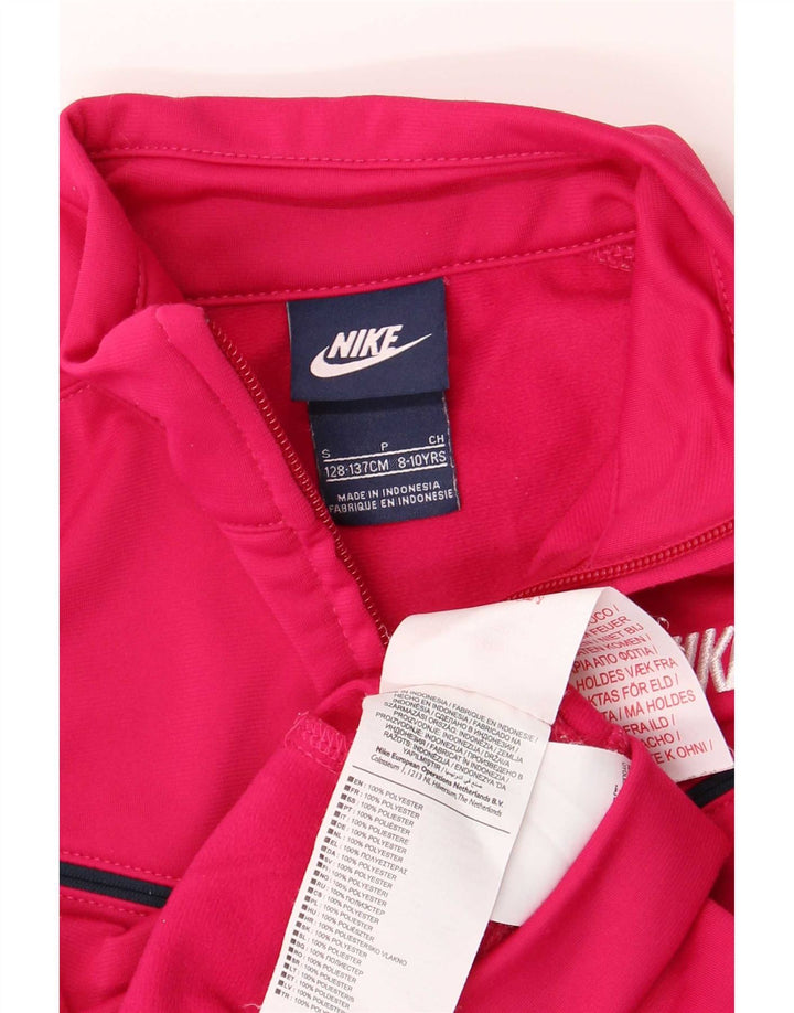 Спортивный костюм Nike для девочек, верхняя куртка, 8–9 лет, маленький розовый полиэстер