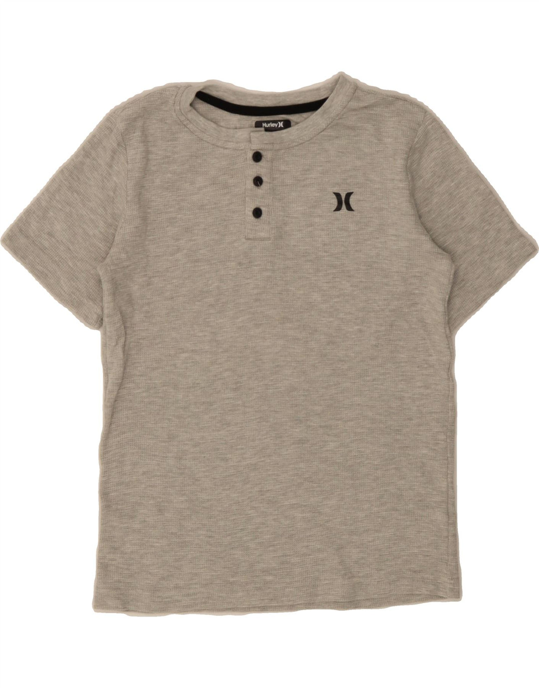 HURLEY Boys T-Shirt Top 14-15 Years Grey Cotton Vintage Hurley and Second-Hand Hurley from Messina Hembry 