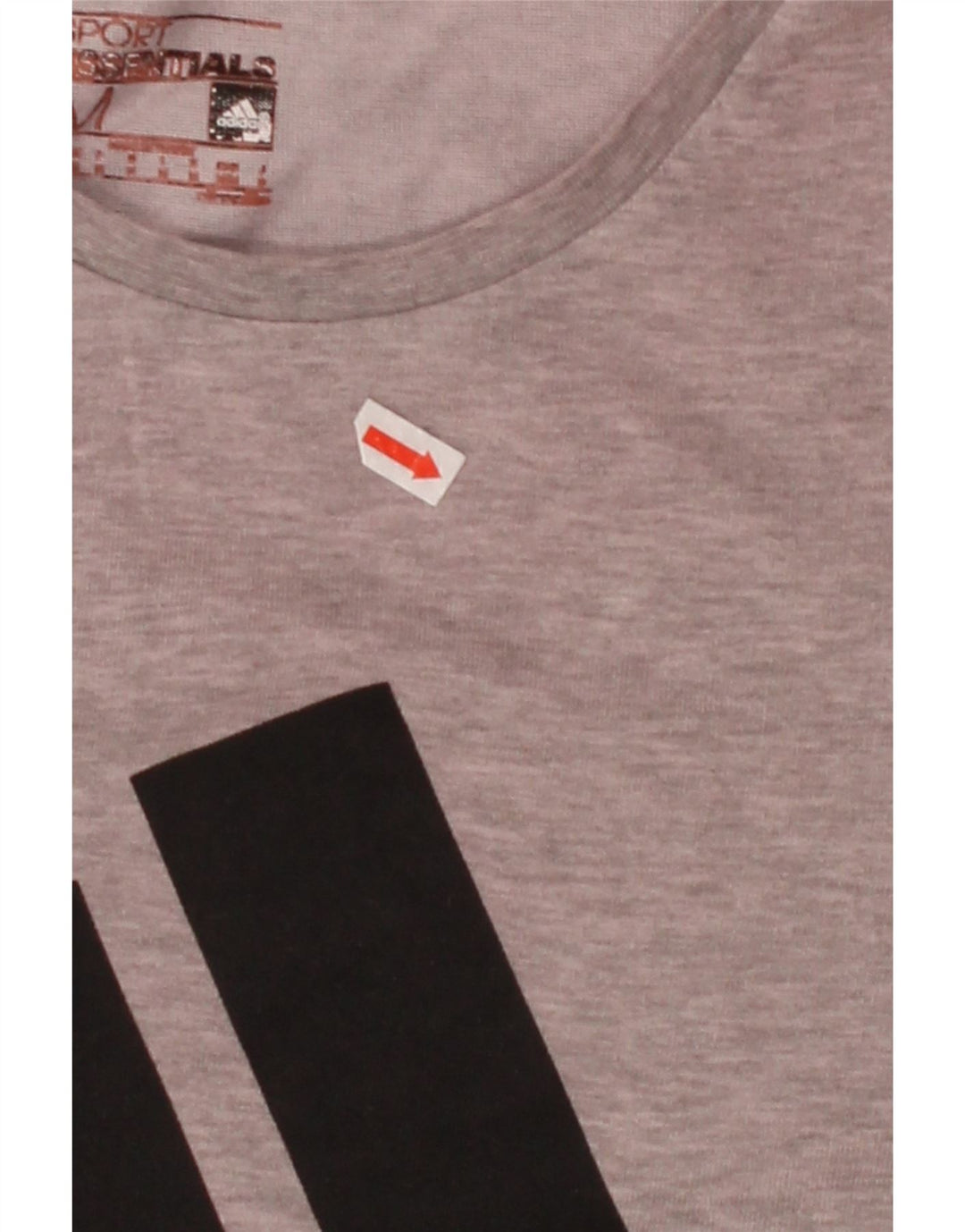 ADIDAS Mens Climalite Graphic T-Shirt Top Medium Grey Cotton