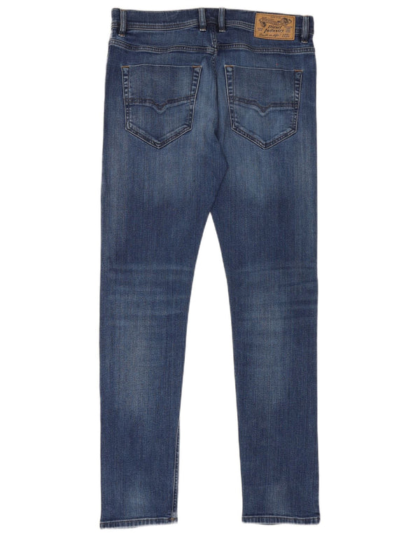 Мужские зауженные джинсы Diesel Tepphar Carrot W34 L32, темно-синий хлопок