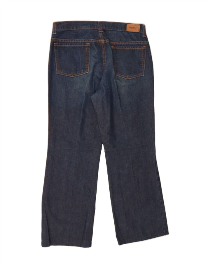 EDDIE BAUER Womens Regular Straight Jeans US 12 Large W32 L28 Blue Cotton Vintage Eddie Bauer and Second-Hand Eddie Bauer from Messina Hembry 