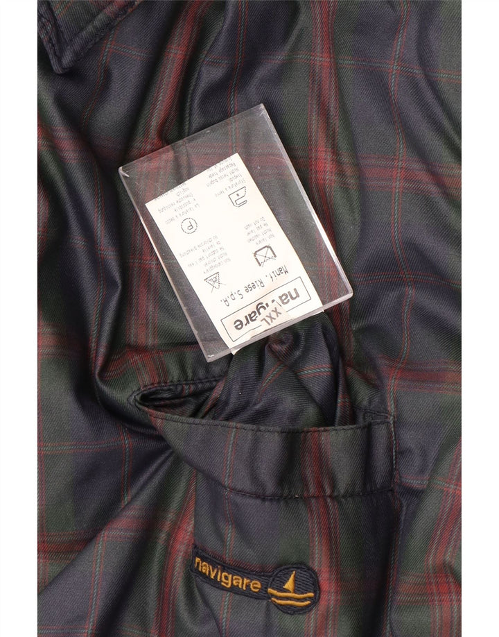 Мужская двусторонняя куртка NAVIGARE UK 44 2XL Темно-синяя шерсть