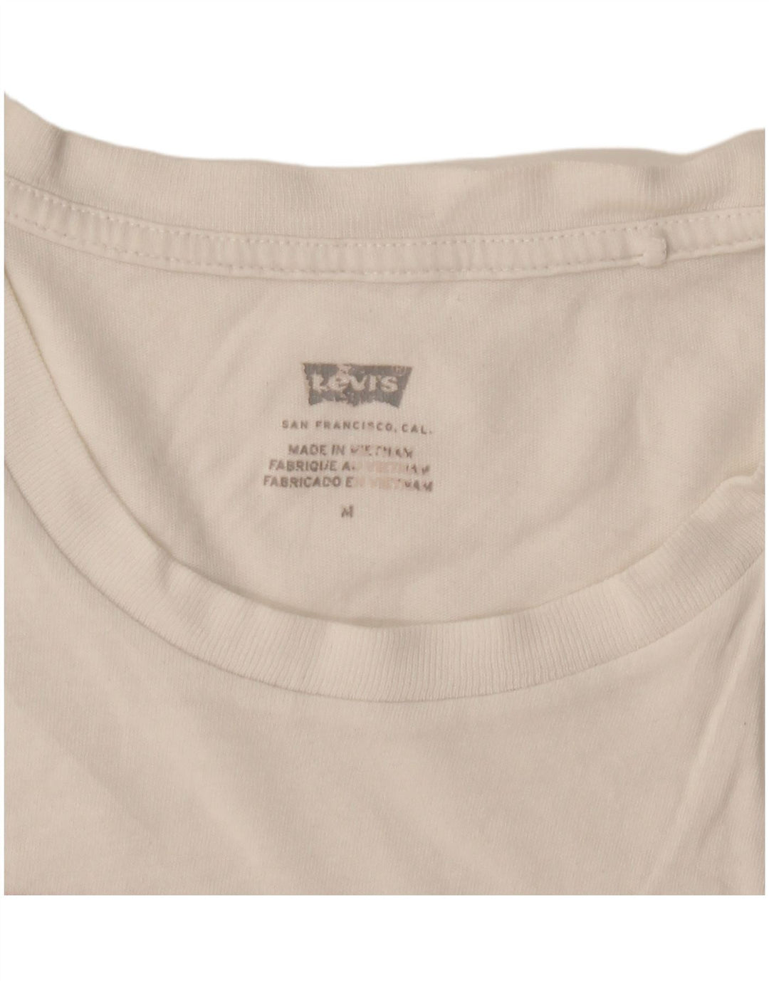 Женская футболка с рисунком Levi's Top UK 14, средний белый