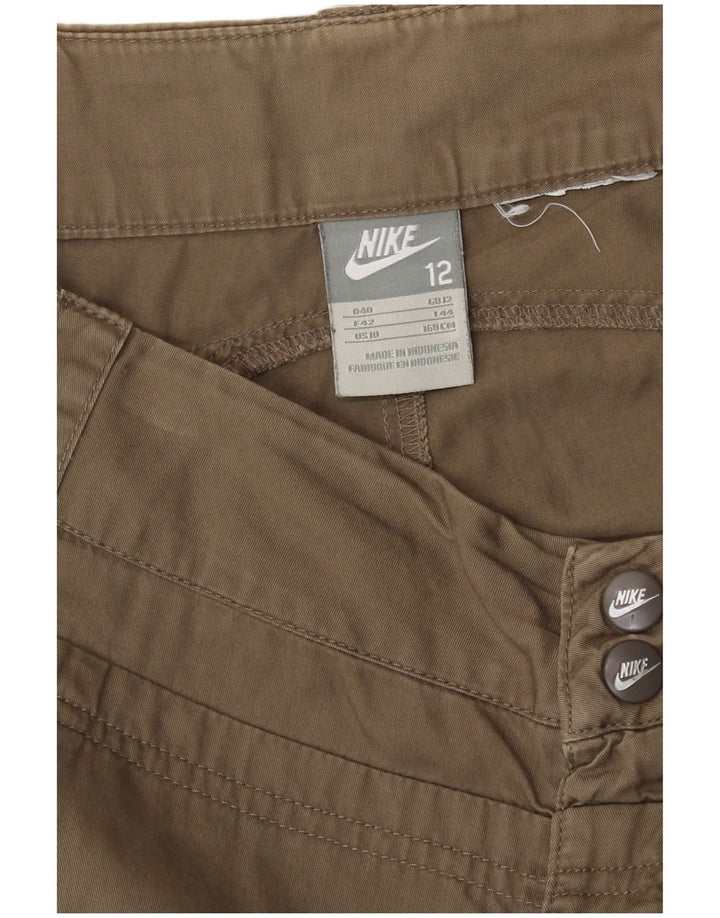 Женские шорты-бермуды Nike UK 12 Medium W30 L12 Хаки