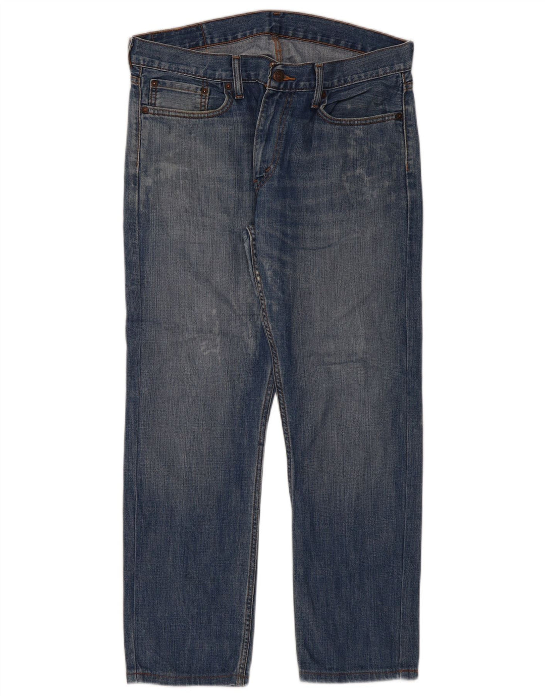 Мужские прямые джинсы Levi's 514 W34 L28 синие, хлопок