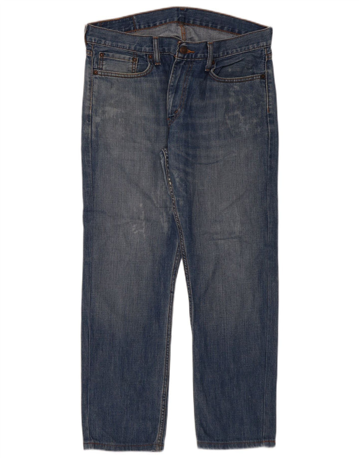 Мужские прямые джинсы Levi's 514 W34 L28 синие, хлопок