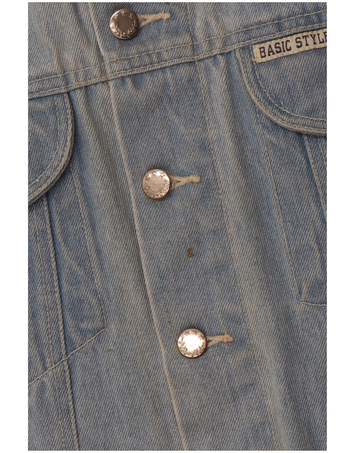 Мужской джинсовый жилет MARCEL CLAIR UK 42 XL, синий хлопок