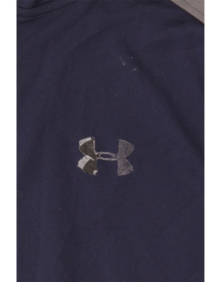 Мужской спортивный костюм Under Armour Heat Gear, верхняя куртка, маленький темно-синий