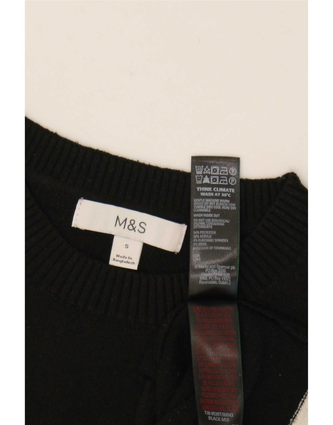 Женская укороченная майка Marks & Spencer UK 10, маленький черный полиэстер