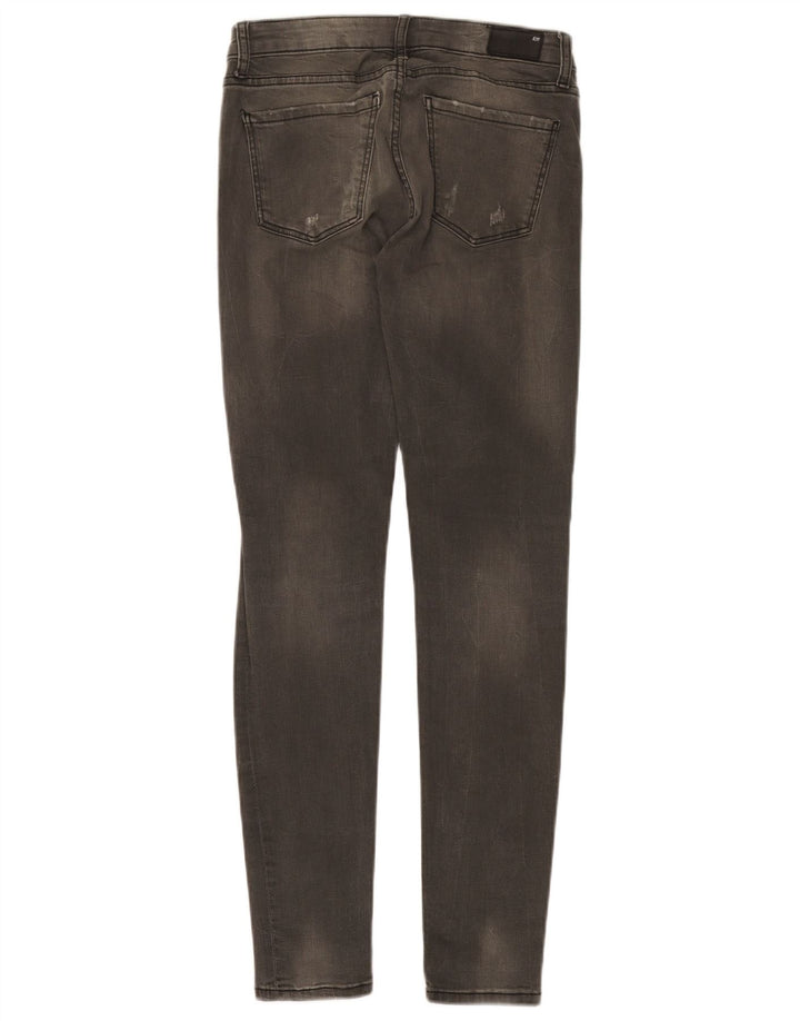 Женские узкие джинсы средней посадки Zara EU 36 XS W26 L29, серые