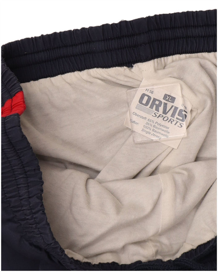 Мужские спортивные брюки Orvis Joggers XL, темно-синие, полиэстер с цветными блоками