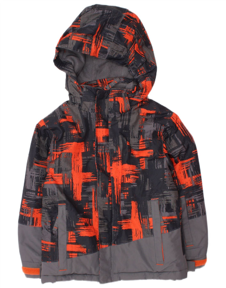 Ветровка с капюшоном для мальчиков Mountain Warehouse, 3–4 года, серая клетка