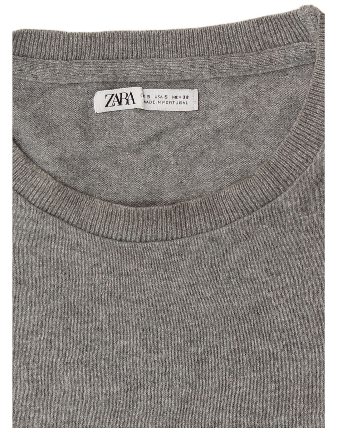 Мужская футболка Zara, маленькая, серая