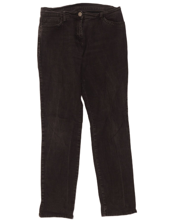 Женские узкие джинсы Marks & Spencer UK 14, большие W32 L32, черный хлопок