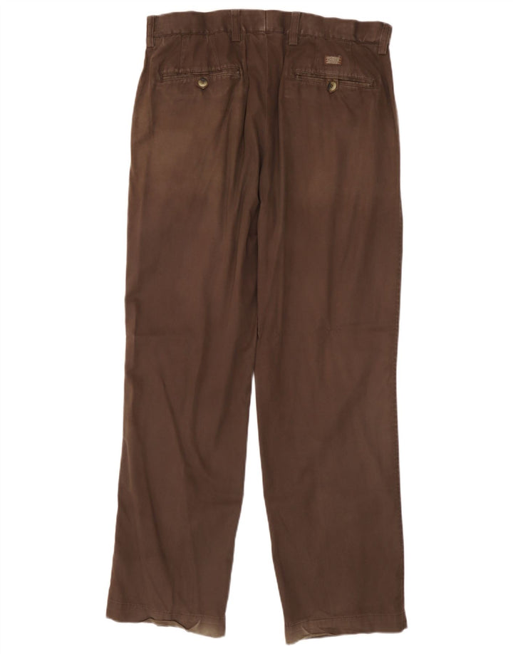 Женские брюки чинос Marks & Spencer Blue Harbour W34 L30 коричневые