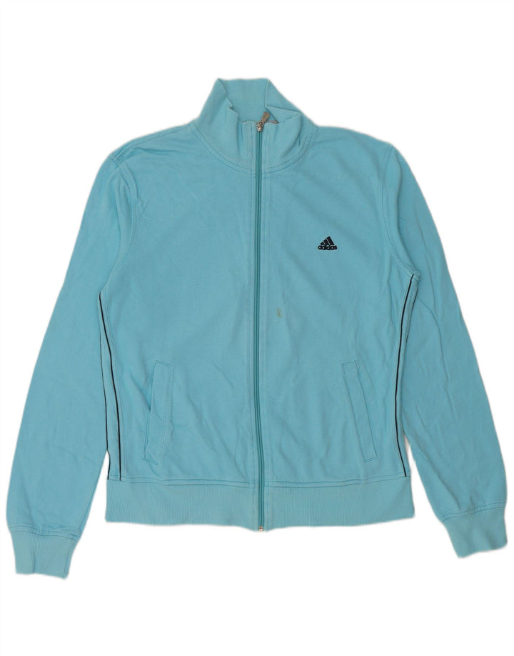 Женский спортивный костюм ADIDAS, верхняя куртка EU 44/46, большой синий хлопок