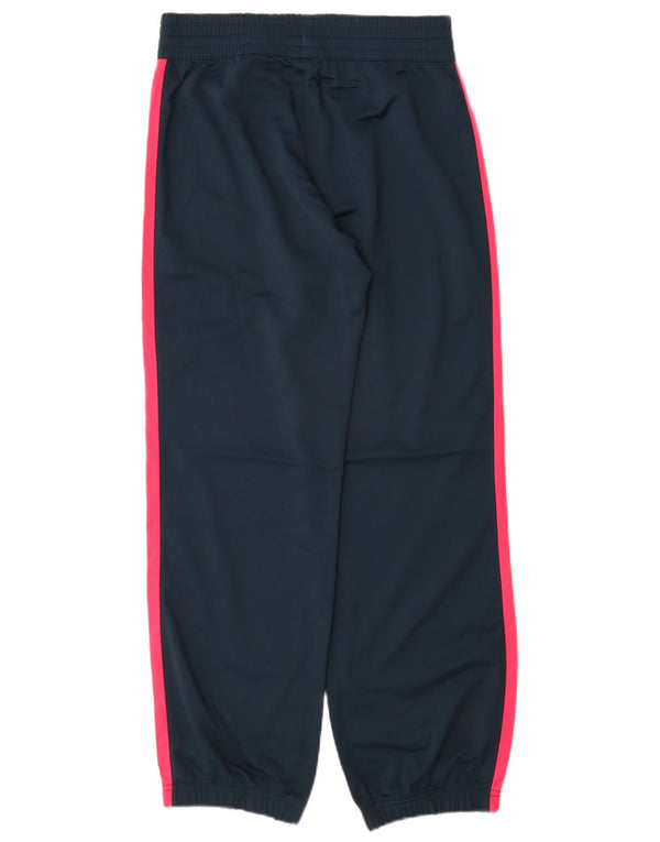 Nike Girls Tracksuit Trousers Joggers 13-14 Years XL Navy Blue Colourblock