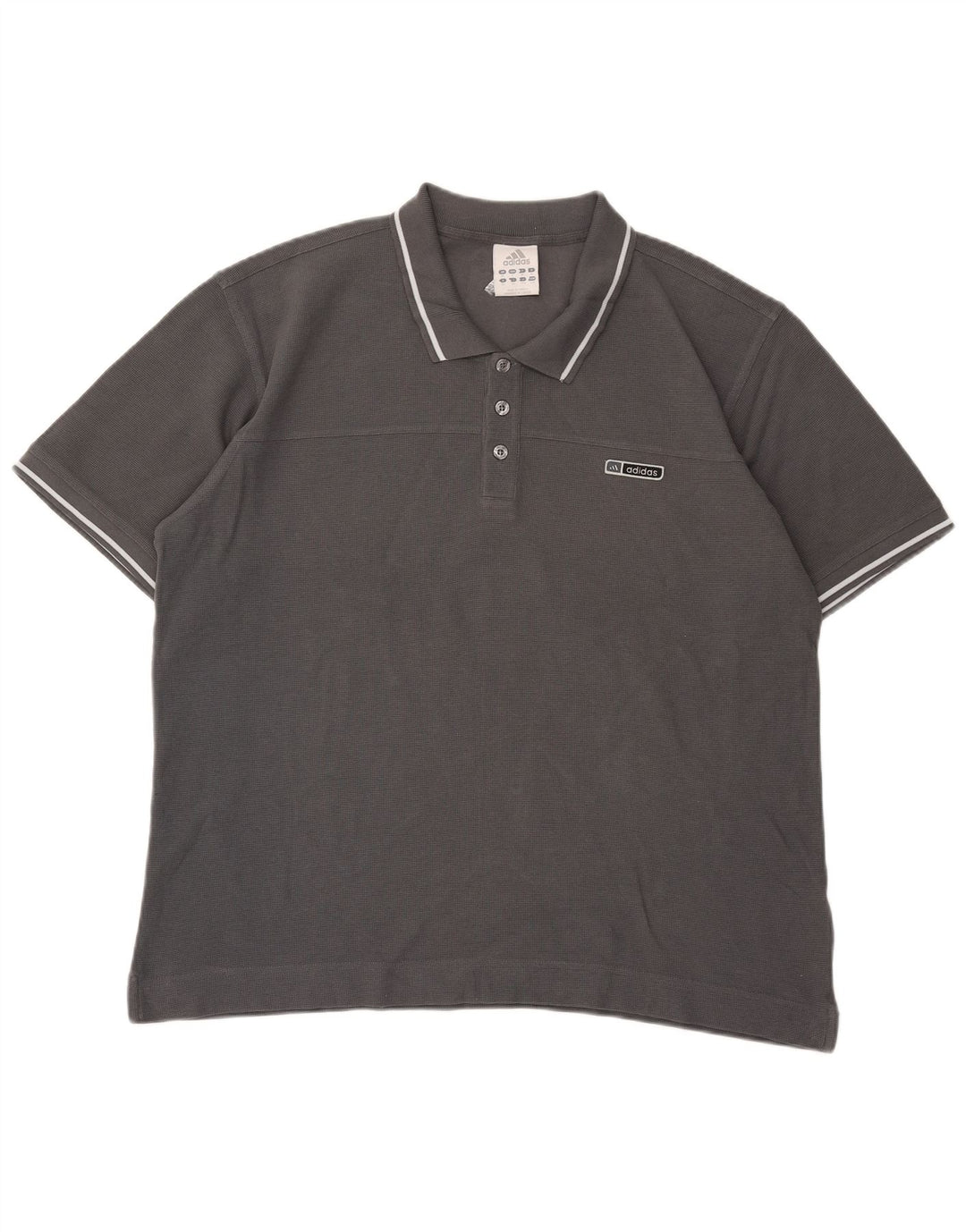 Мужская рубашка поло Adidas XL серая, хлопок