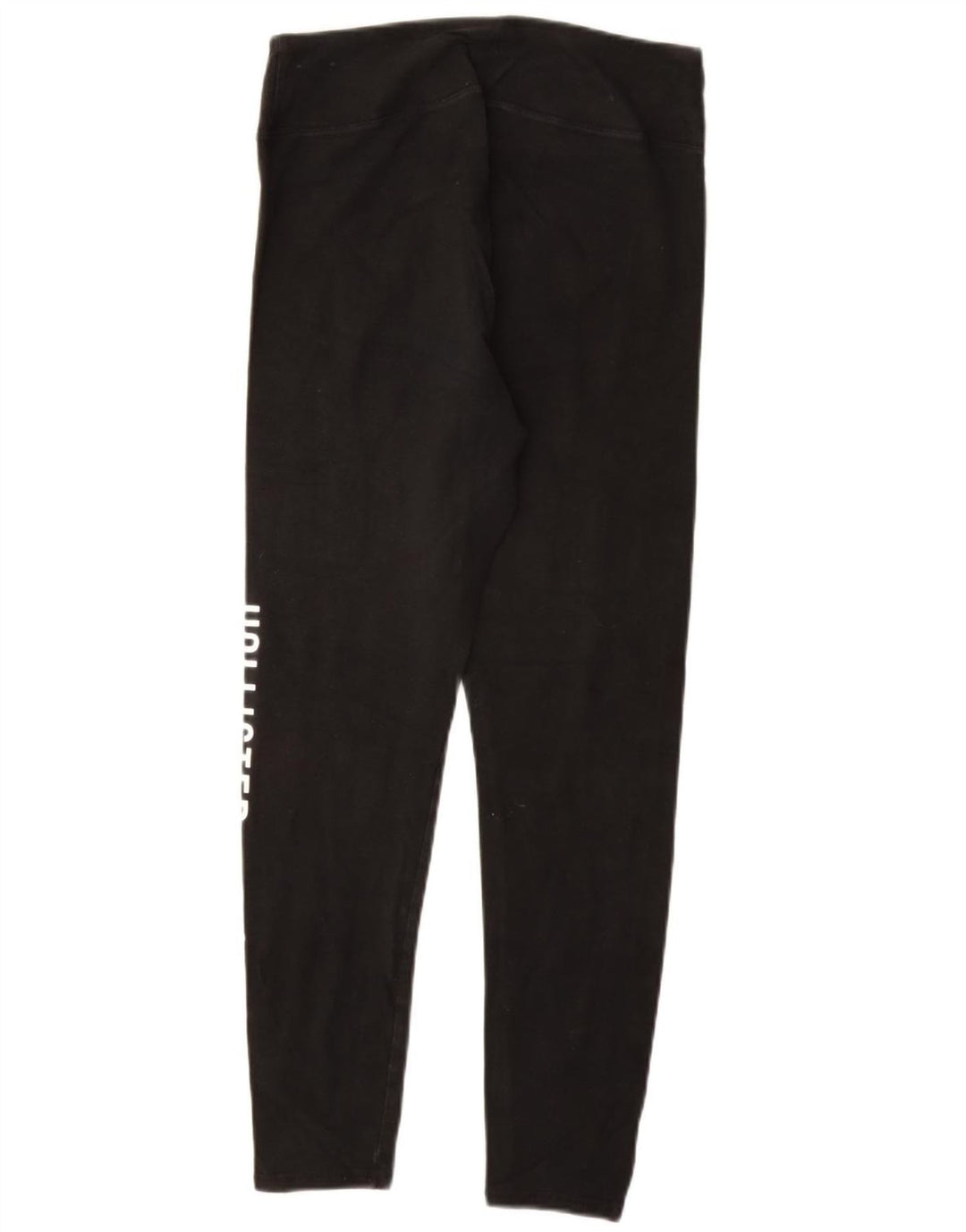 Женские леггинсы с рисунком HOLLISTER UK 14, большие, черные, хлопковые