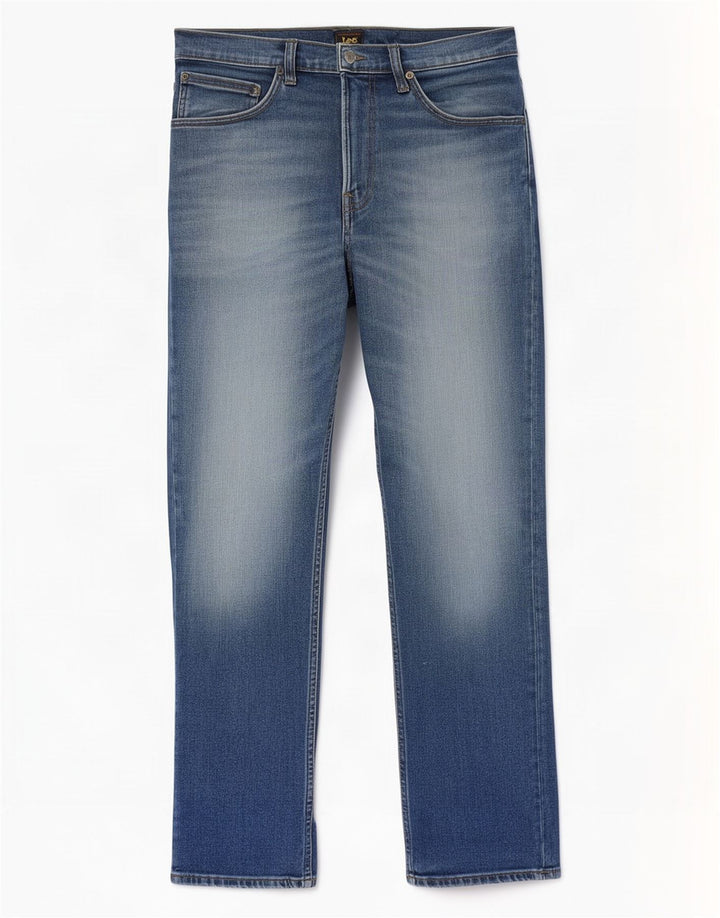 Мужские прямые джинсы Lee Brooklyn W32 L32, синий хлопок
