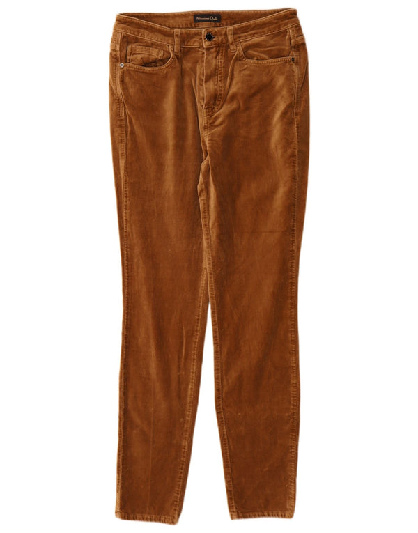 Massimo Dutti Женские повседневные узкие брюки EU 38 Small W28 L29 Коричневые