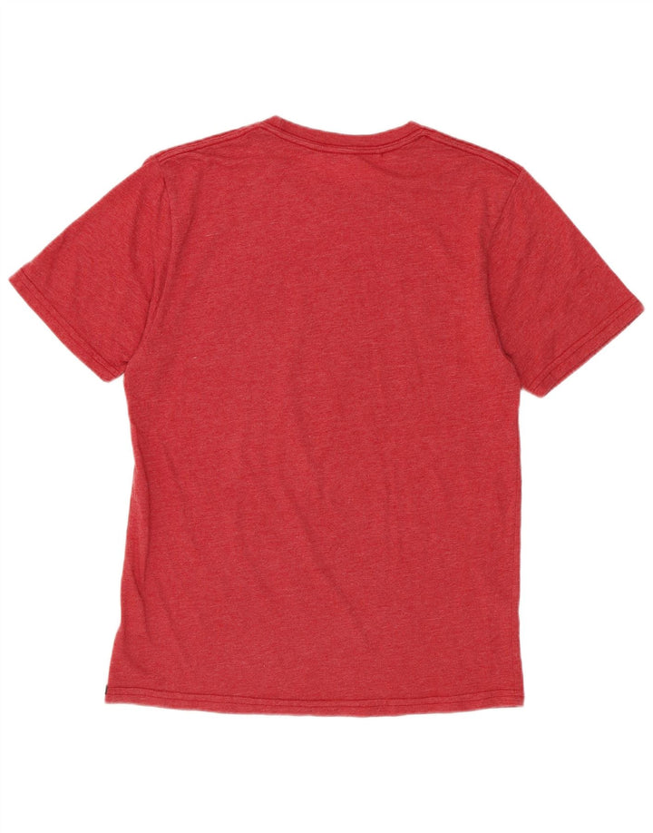 Volcom Женская футболка с графическим рисунком Modern Fit Top UK 12, средний красный хлопок