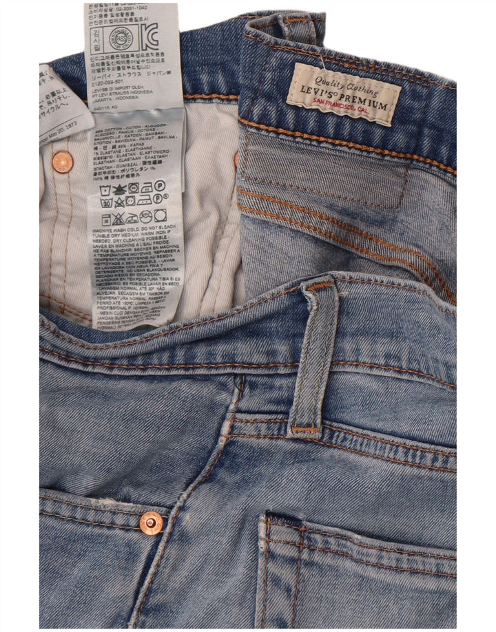 Мужские джинсы Levi's Slim 511 W32 L34 синие, хлопок