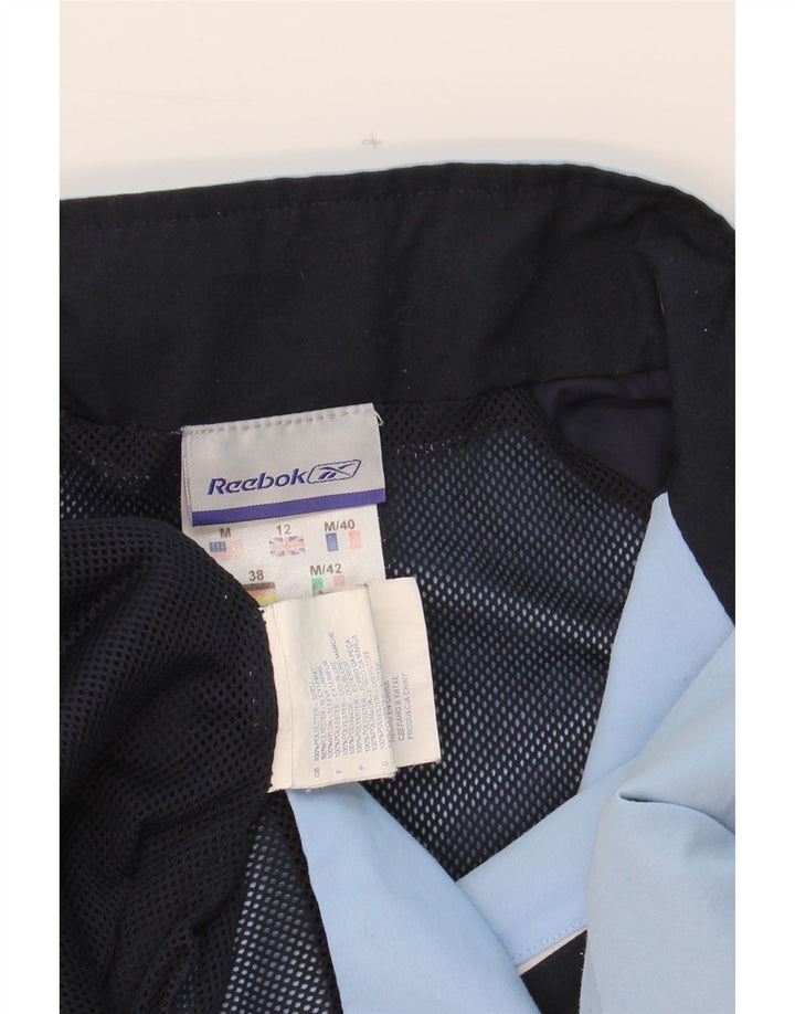 REEBOK Boys Tracksuit Top Jacket 11-12 Years Blue Colourblock Polyester Vintage Reebok and Second-Hand Reebok from Messina Hembry 