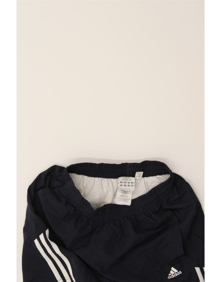 ADIDAS Boys Sport Shorts 15-16 Years Navy Blue Polyester Vintage Adidas and Second-Hand Adidas from Messina Hembry 