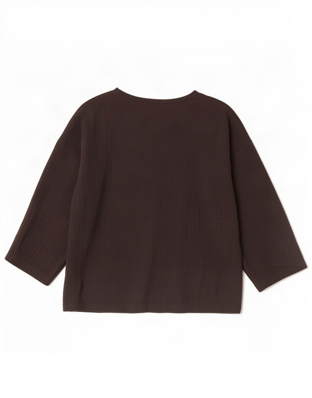 Женская блузка оверсайз с рукавом 3/4 Zara UK 12, средний черный