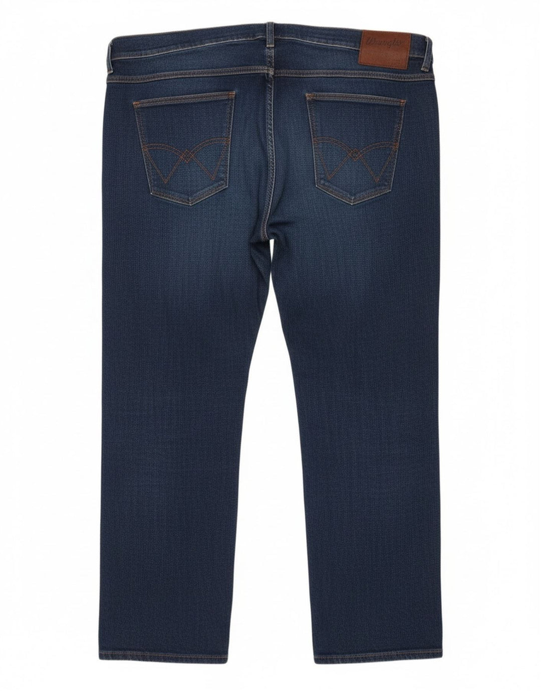 Мужские прямые джинсы Wrangler W47 L28 темно-синие