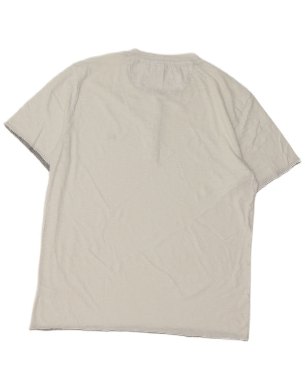 Sun68 Mens T-Shirt Top 2XL White Cotton