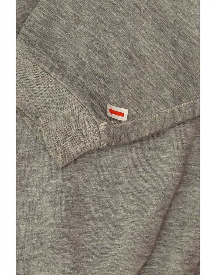 Винтажный мужской свитшот, большой серый джемпер