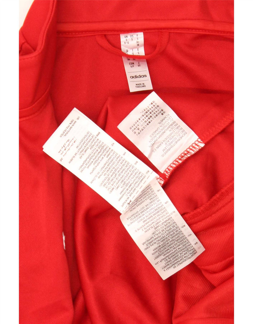 Женский спортивный костюм Adidas Aeroready, верхняя куртка, Великобритания, маленький красный полиэстер 8/10