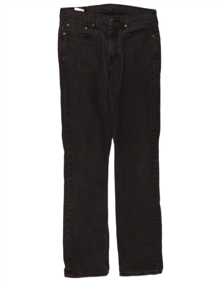 Мужские прямые джинсы Levi's 514 W32 L34, черный хлопок