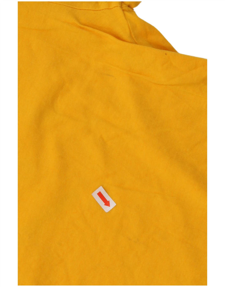 Футболка с рисунком JORDAN для мальчиков, топ 13–14 лет, размер XL, желтый хлопок