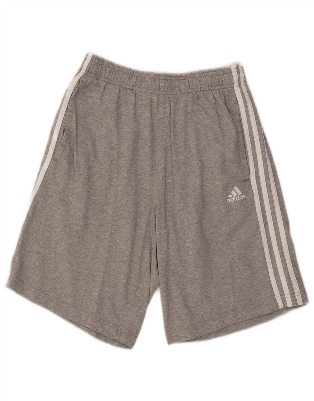 Мужские спортивные шорты Adidas, маленькие серые, хлопок