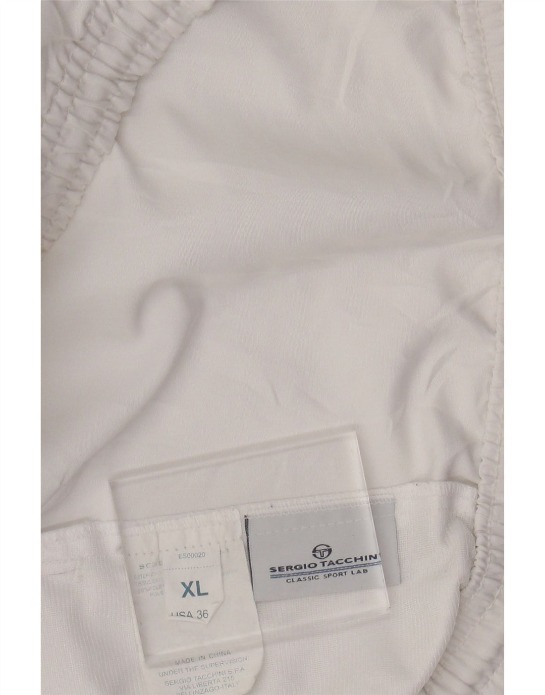 SERGIO TACCHINI Мужские спортивные шорты XL, белый полиэстер
