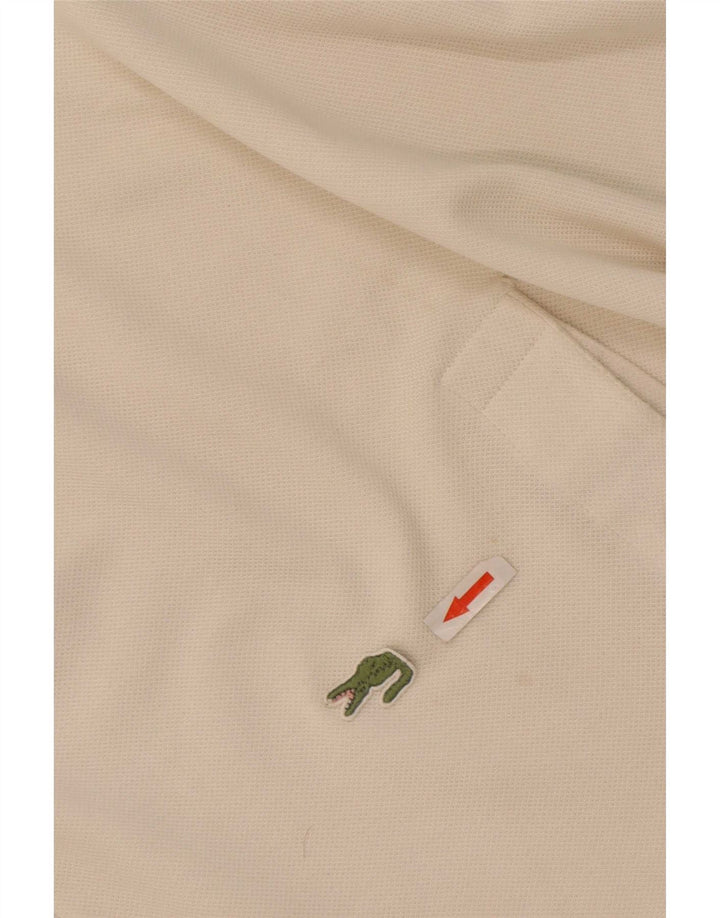 Мужская рубашка-поло Lacoste, размер 6 XL, белая