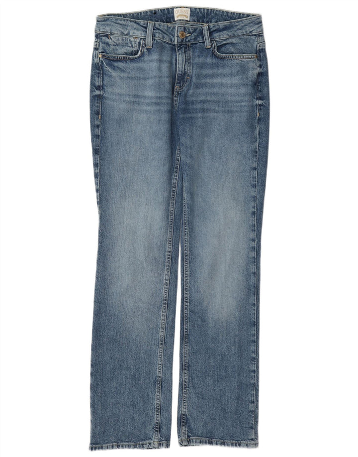Женские прямые джинсы Guess W29 L31 синие, хлопок